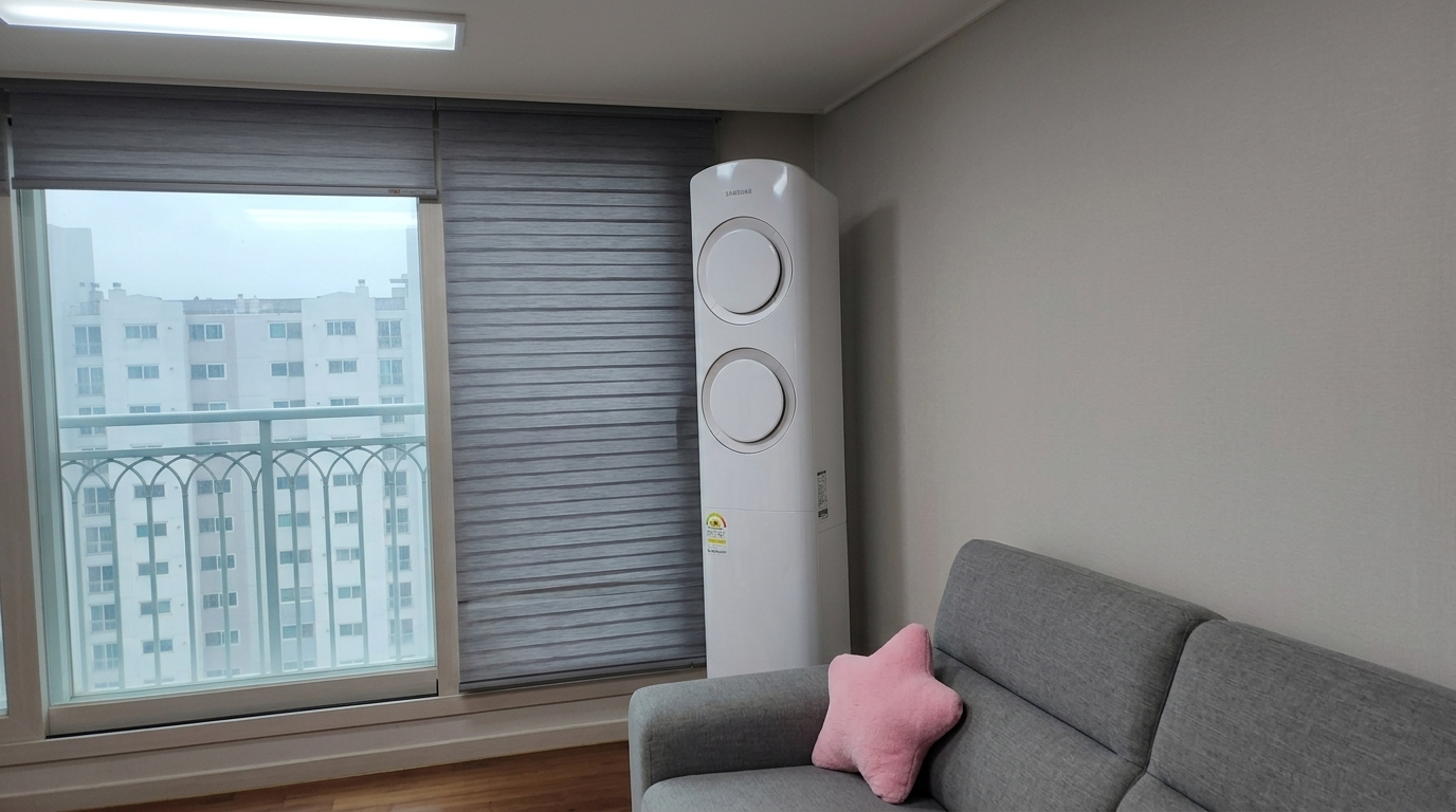 AI Q9000 · 바디 화이트 / 바람문 화이트 · 일반 배관 · 홈멀티 · 리모컨 포함